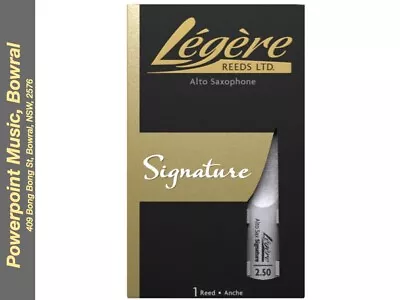 $59.95 • Buy Legere Signature Eb Alto Saxophone Synthetic Reed - Strength 2.5