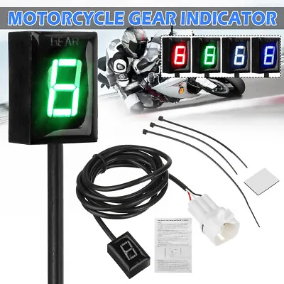 Motorcycle 6 Level LED Display Speed Shift Gear Indicator For Suzuki GSX-R1000 • $37.94