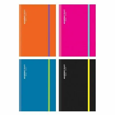 £5.99 • Buy 2022-2023 A5 Day Per Page Academic Diary Mid Year Case Bound Student Planner