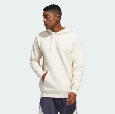 Adidas Mens Essential Hoodie / Off White / RRP £50 • £22