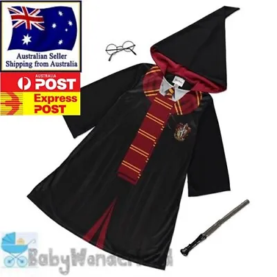 Kids Boys Girls Harry Potter Costume Cosplay Outfits Halloween Book Week Party • $38.95