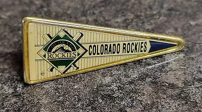 Vintage Wincraft CR Colorado Rockies Pennant Baseball Team MLB Hat Lapel Pin • $8.83