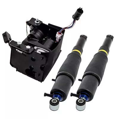 $239.89 • Buy 3PCS Air Suspension Shocks Compressor Pump For Escalade Suburban Yukon Tahoe