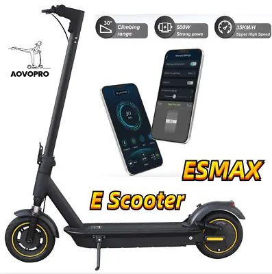 AOVOPRO 10  500W Electric Scooter 35Km Long Range Folding E-Scooter 14.5Ah 21MPH • $369