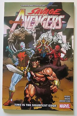 Savage Avengers Vol. 1 Time Is The Sharpest Edge Marvel Graphic Novel Comic Book • $14.98