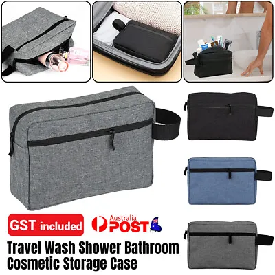 Mens Toiletry Bag- Travel Wash Case Shower Bathroom Cosmetic Storage Waterproof • $13.37