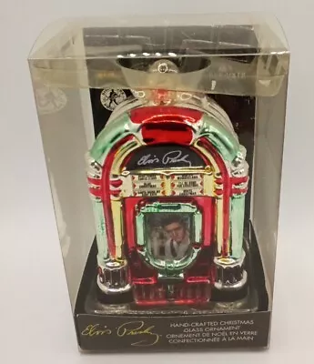 Kurt S. Adler 2010 Elvis Presley Hand Crafted Glass Ornament Jukebox • $19.99