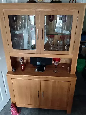 House Of Oak Dresser Display Cabinet. Used. Collect HX3. • £175