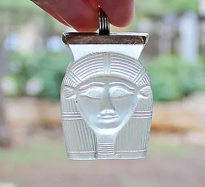 Vtg 1976 Metropolitan Museum Of Art Crystal King Tut Pendant Sterling Silver 925 • $67.96