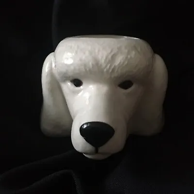 Quail Ceramics White Poodle Egg Cup Unused • £9.99