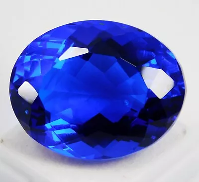 Natural 101.20 Ct Tanzania Blue Tanzanite Oval Shape Certified Loose Gemstone • £30.12