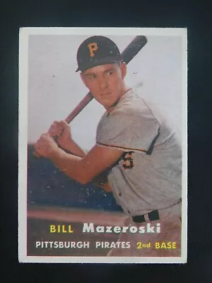 1957 Topps Baseball Card #24 Bill Mazeroski RC (VG) $250.00 • $10.50