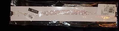 VERA WANG Rose Gold Rhinestone SASH BELT Wedding NEW With Tags Bridal Wear • $90