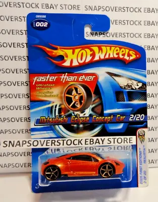 2005 Hot Wheels Mitsubishi Eclipse Concept Car ~ Faster Than Ever Hw #002 Vhtf • $15.95