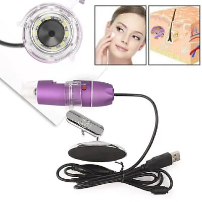 1x USB Digital Microscope Endoscope Skin Hair Follicle Scalp Detector 50X-500X • $38.11