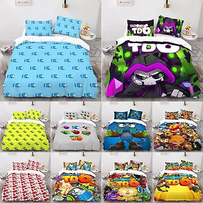 Bloons TD6 Game Duvet Cover Pillowcase Gwendolin Bedding Set ZOMG Pillow Case • $49.59