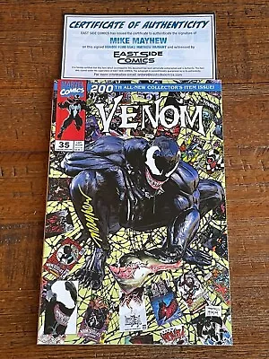 Venom 35 200 Mike Mayhew Signed Coa Mcfarlane Spider-man 1 Homage Variant-a • $49.99