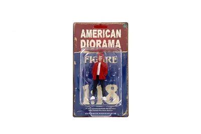 Car Meet 2 1:18 Scale American Diorama Figurine Figure IV Man Guy Hoodie 4  • $8.59