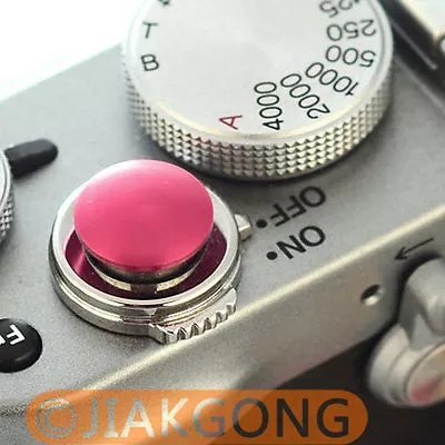 $3.61 • Buy Claret Metal Soft Release Button For Leica Contax Fujifilm X100 X-T20 Size:S