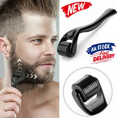 $13.69 • Buy New 540 Titanium Micro Needles Beard Hair Growth Derma Roller Facial Skin Care