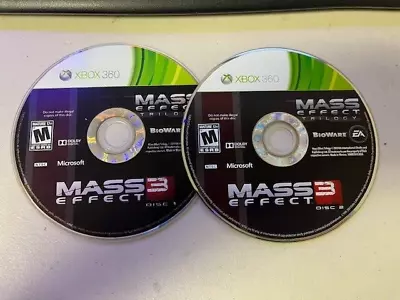 Mass Effect Trilogy 3 (Microsoft Xbox 360) DISCS ONLY NO TRACKING - #A6585 • $10