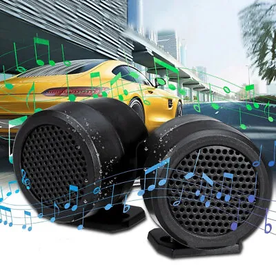 £6.90 • Buy 2pcs 500W Mini Car Round Speaker Audio Stereo Super Power Loud Dome Tweeter