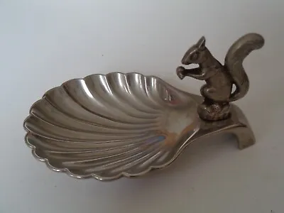 £9.95 • Buy Silver Plated Seba Squirrel Trinket Or Pin Dish Nut Dish 1970’s VGC