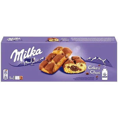 Milka CAKE & CHOC Soft Sponge Cakes With Chocolate 175g/1 Box -FREE SHIPPING • $10.45