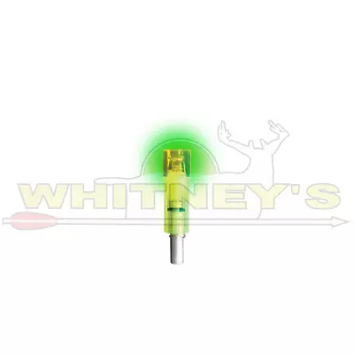 Burt Coyote Lumenok Vapor/Gold Tip MX Crescent Bolt End - Green - GTMXC1G • $12.99