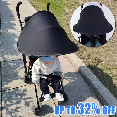 Universal Baby Child Pushchair Stroller Pram Buggy Sun Shade Canopy Cover HOT • £6.95