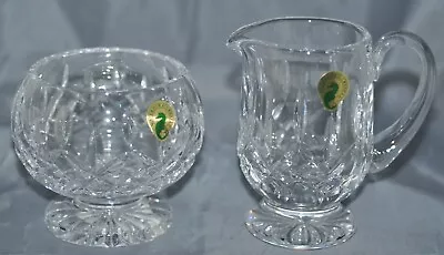 Waterford Crystal Lismore Footed Sugar & Creamer Set 9623180004 • $77.35