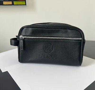 Lalique For Singapore Airlines Inflight Amenity Pouch Airline Black USED • $35