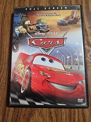 Cars (Single-Disc Full Screen Edition) - DVD - VERY GOOD • $1.99