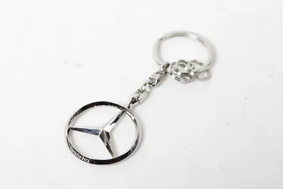 Genuine Mercedes Benz Brussel Silver Keyring Key Chain Chrom B66957516 OEM  NEW  • $18.19