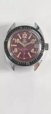 Vintage ANCRE Diver 17 J FE 233-69A French Sub Second Mens Watch P-s/r-r 1970s • $3.33