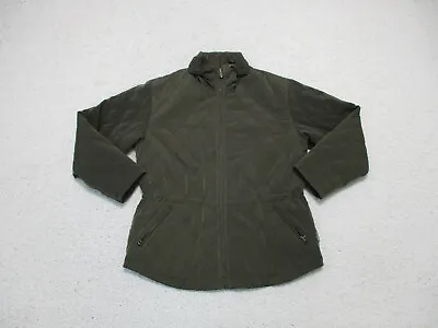 Pacific Trail Jacket Small Adult Green Full Zip Pockets Quilted Outdoors Mens S • $8.85