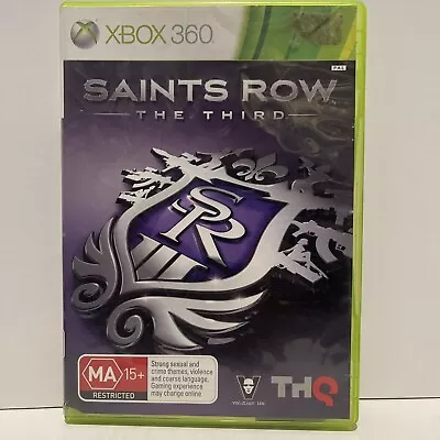 Saints Row 3 Xbox 360 Complete VGC - Region PAL - T13 • $10.40