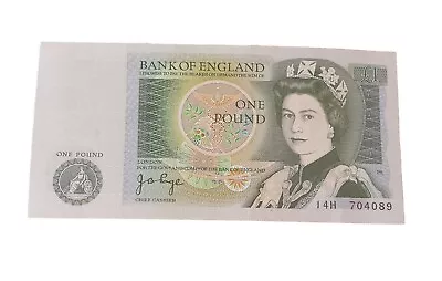 Queen Elizabeth Ii 1978-1983 Bank Of England One Pound £1 Note Crisp   • £4