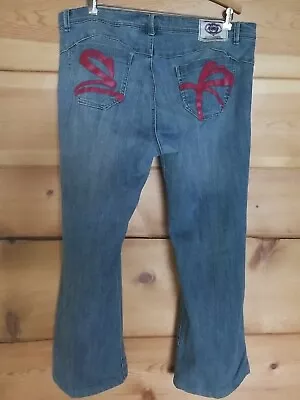 Eckoredenim (ecko Red) Women's 4-Pocket Jeans Straight Leg Size 18 Short • $10