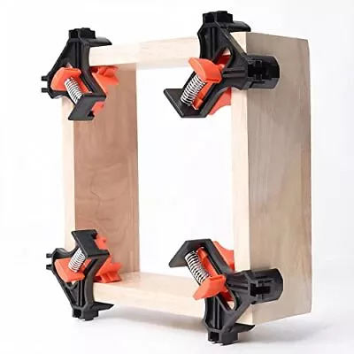 90 Degree Angle Clamps CARSEN CLAMP PRO WOOD CLAMP KIT Orange And Black • $14.91