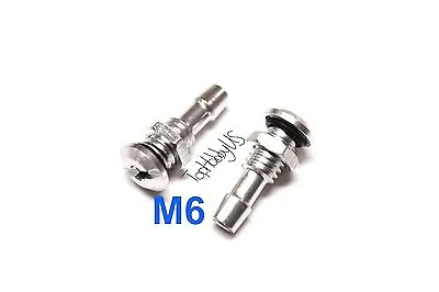 2PCS M6 1/4  Aluminum Bulkhead Water Outlet Connector For RC Boat US SELLER/SHIP • $8.49