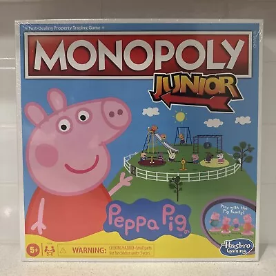 Monopoly Junior: Peppa Pig Edition Board Game Brand New Sealed • $16.99