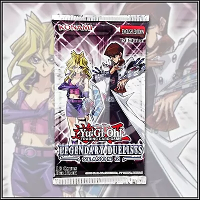 YuGiOh KAIBA'S LEGENDARY DUELISTS: SEASON 2 BOOSTER (18 Cards) LDS2🔥 • $8