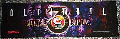 Ultimate Mortal Kombat 3 Arcade Marquee 26 X8  • $22.95