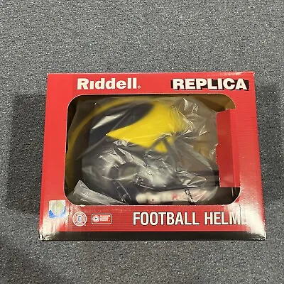New In Box University Of Michigan Wolverines Riddell Replica Football Helmet • $199.99