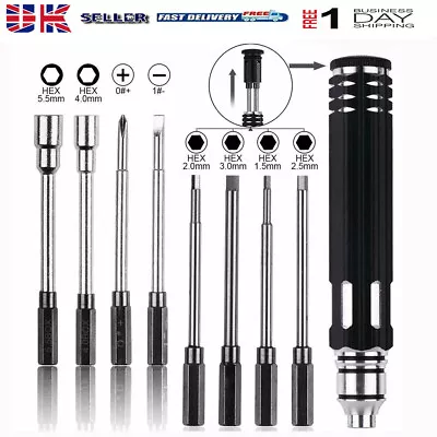 £15.98 • Buy 8 In 1 Repair Tool Hex Screwdrivers Kit Set For Helicopter Boat Car RC Drone Toy
