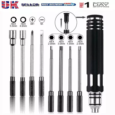 £15.18 • Buy 8 In 1 Repair Tool Hex Screwdrivers Kit Set For Helicopter Boat Car RC Drone Toy