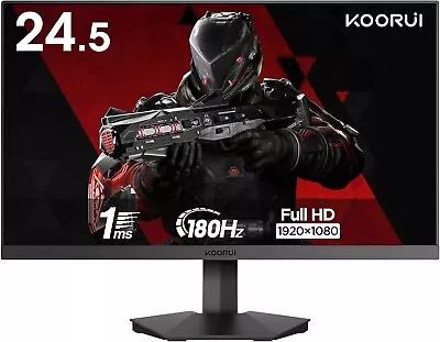KOORUI 25E3A Gaming Monitor 24.5 - Full HD 1ms 180hz VA 2x HDMI & DP • £105
