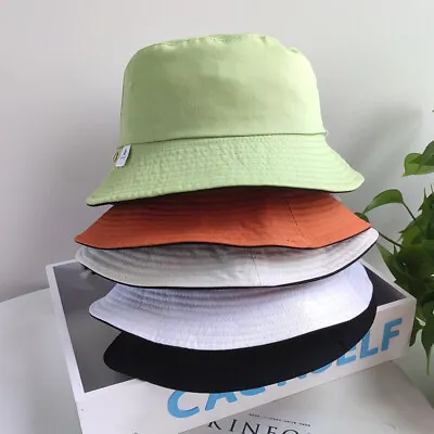 Unisex Oversized Double Sided Bucket Hat Outdoor UV Sun Cap For Big Large Head • $20.99