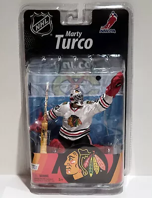 Mcfarlane NHL Series 27 Marty Turco Chicago Blackhawks White Jersey Variant • $21.81